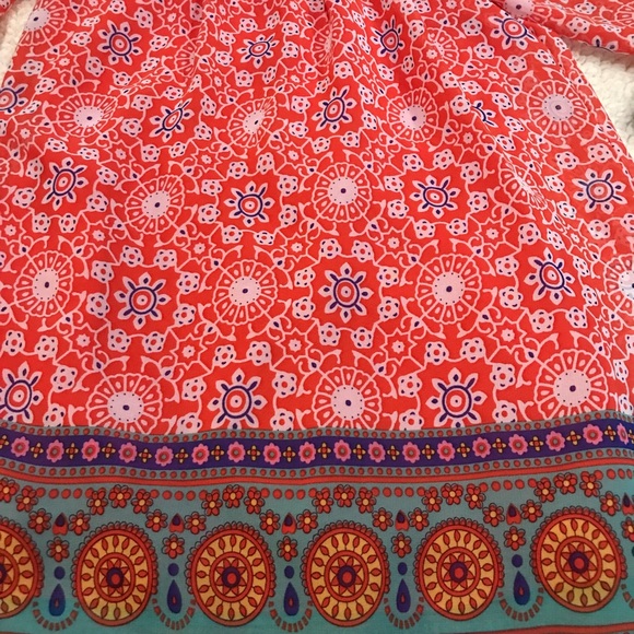 GB Girls Orange Cold Shoulder Dress 4 / 4T NWT - Picture 9 of 14